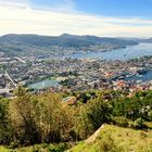 Bergen Aussicht vom Fløyen