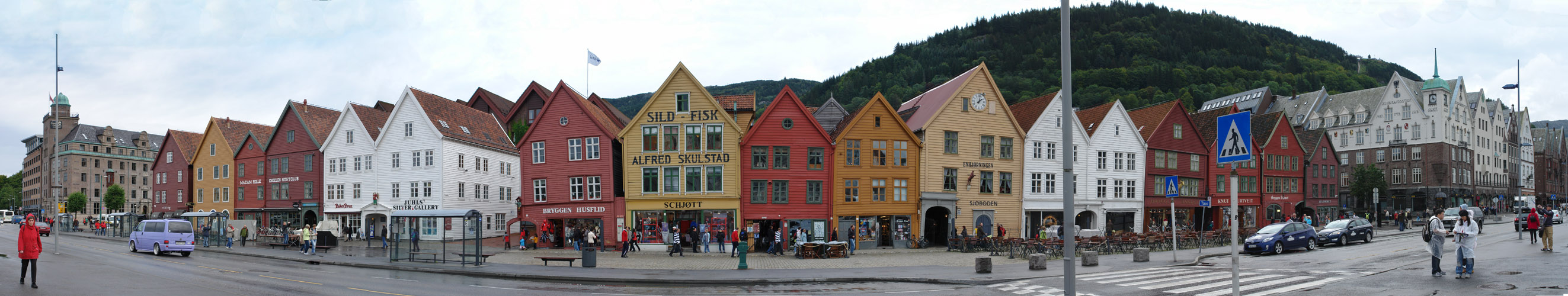 Bergen Bryggen Panorama