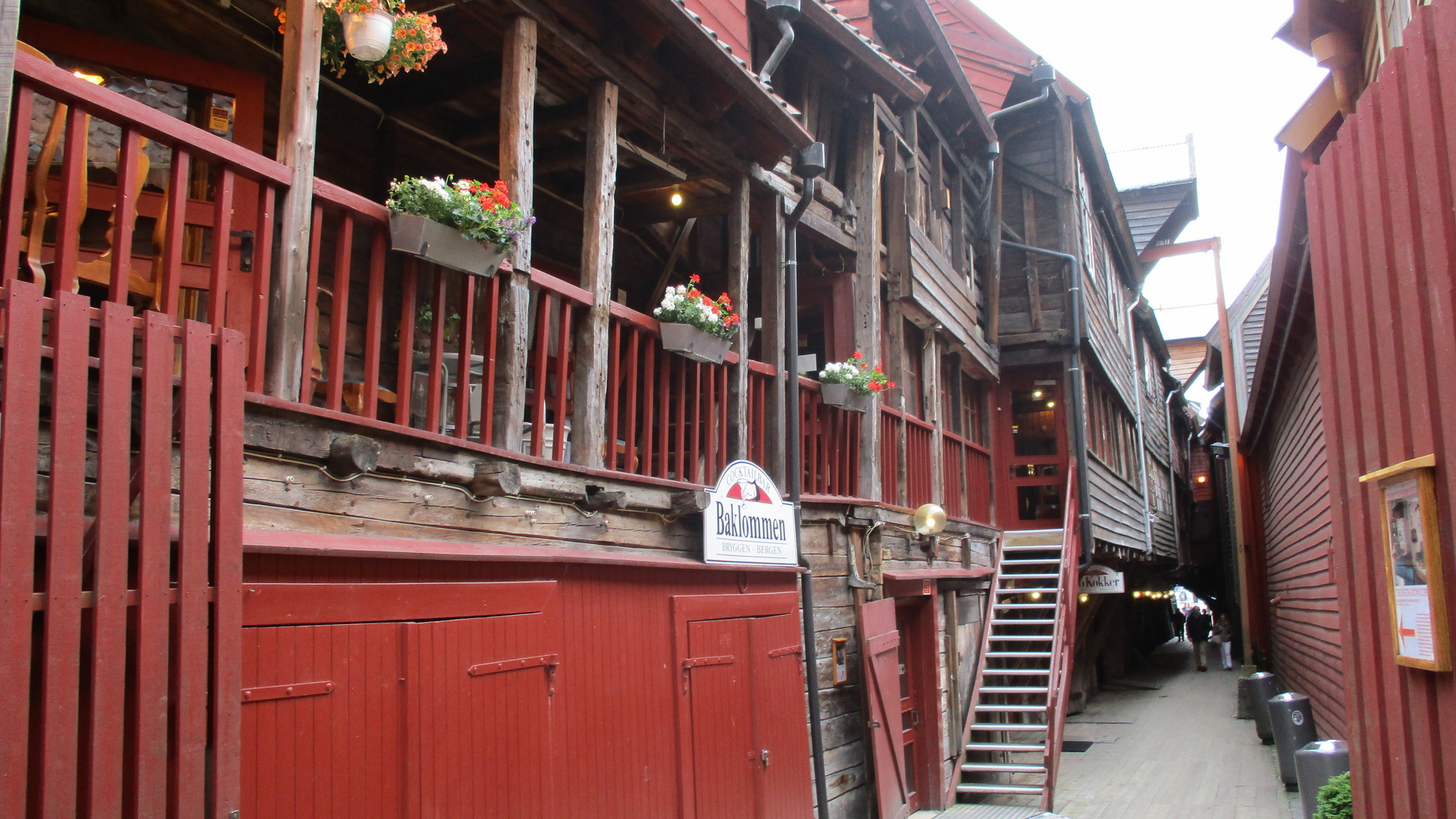 Bergen - Casas de madera, interior Bryggen