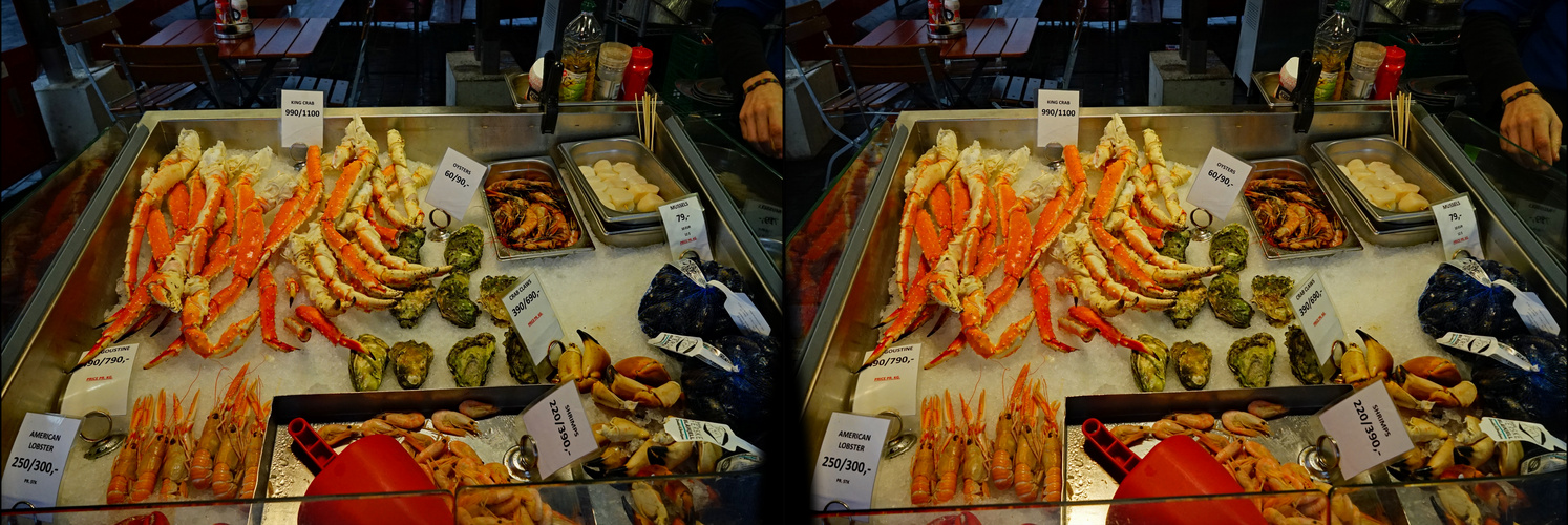  Bergen Fischmarktstand Angebot (3D-X-View)