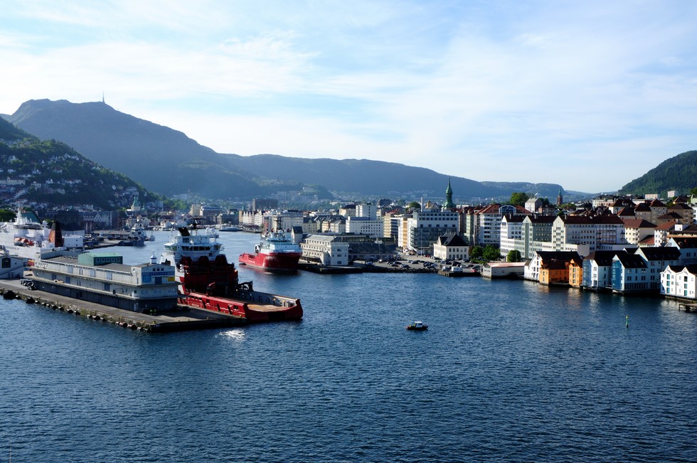 Bergen Hafeneinfahrt