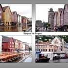 -Bergen im Regen-