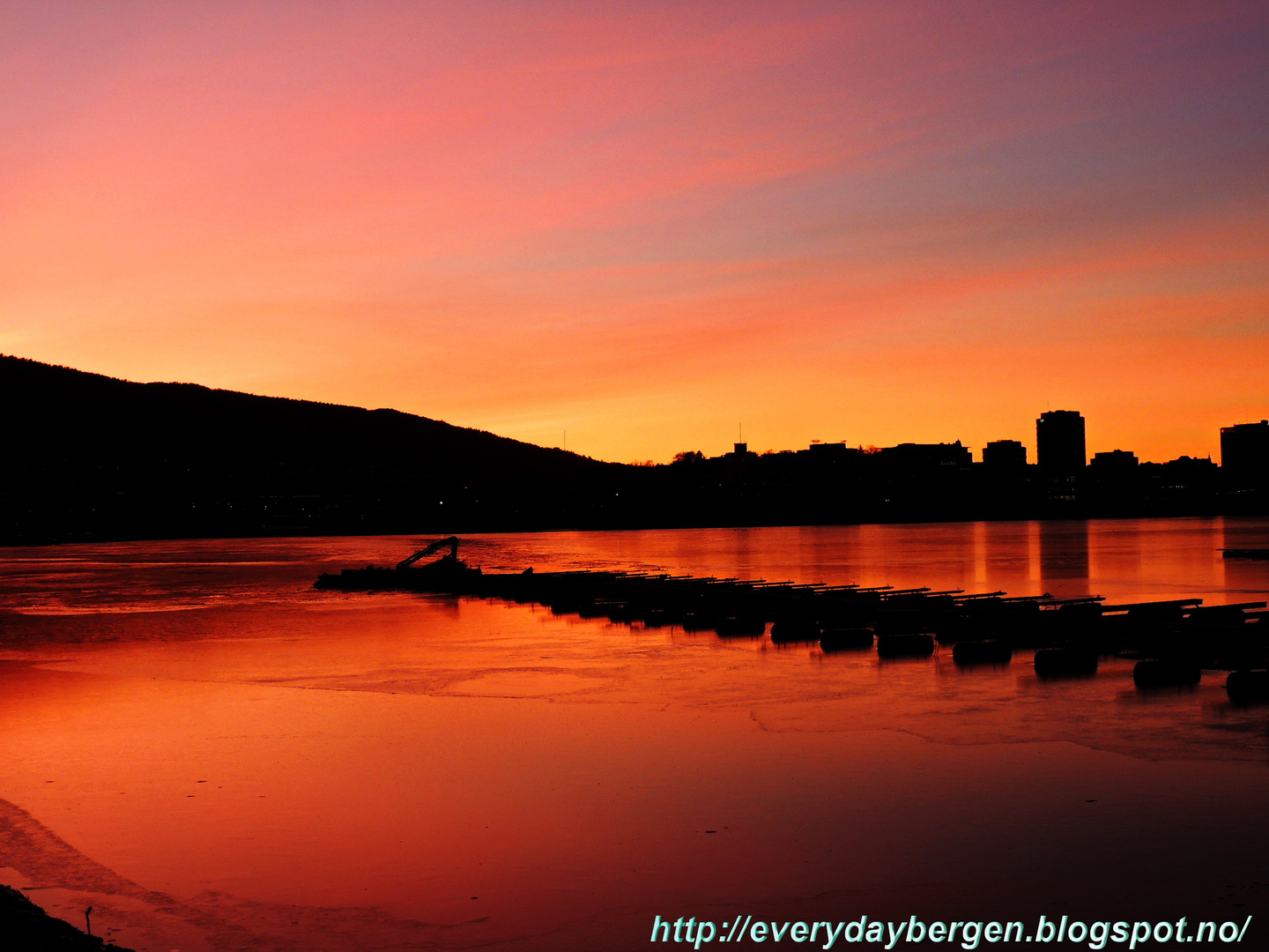 Bergen magical sky