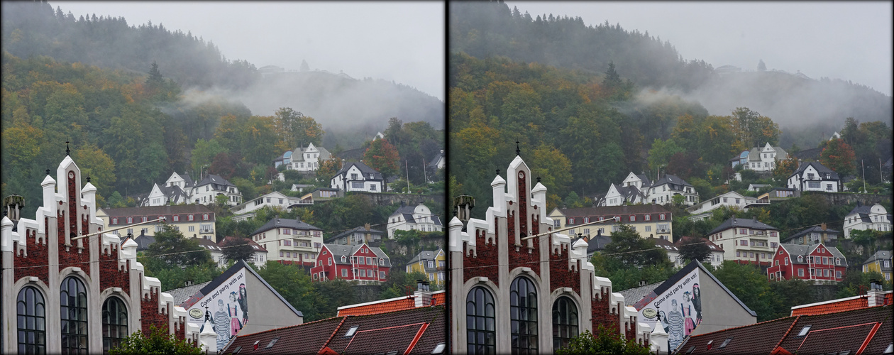 Bergen (Nor) lädt zum Stadtbummel ein 1  (3D-II-View Cha)