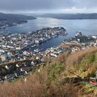Bergen / Norwegen - Aussicht vom Fløyen