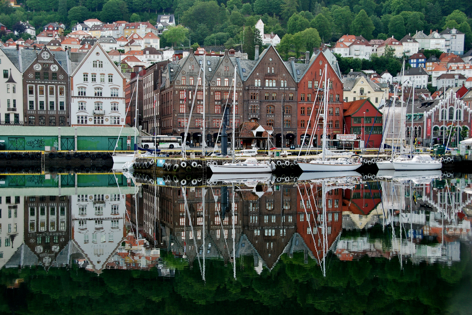 Bergen, wenn noch alles still ist