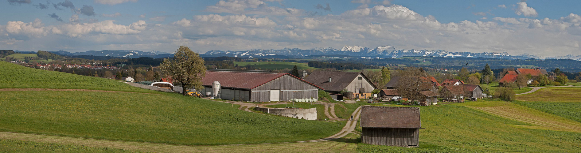 Berger Höhe - Blick zur Nagelfluhkette Westallgäu