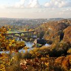 Bergerdenkmal, Viadukt und Wasserwerk an der Rruhr in Witten