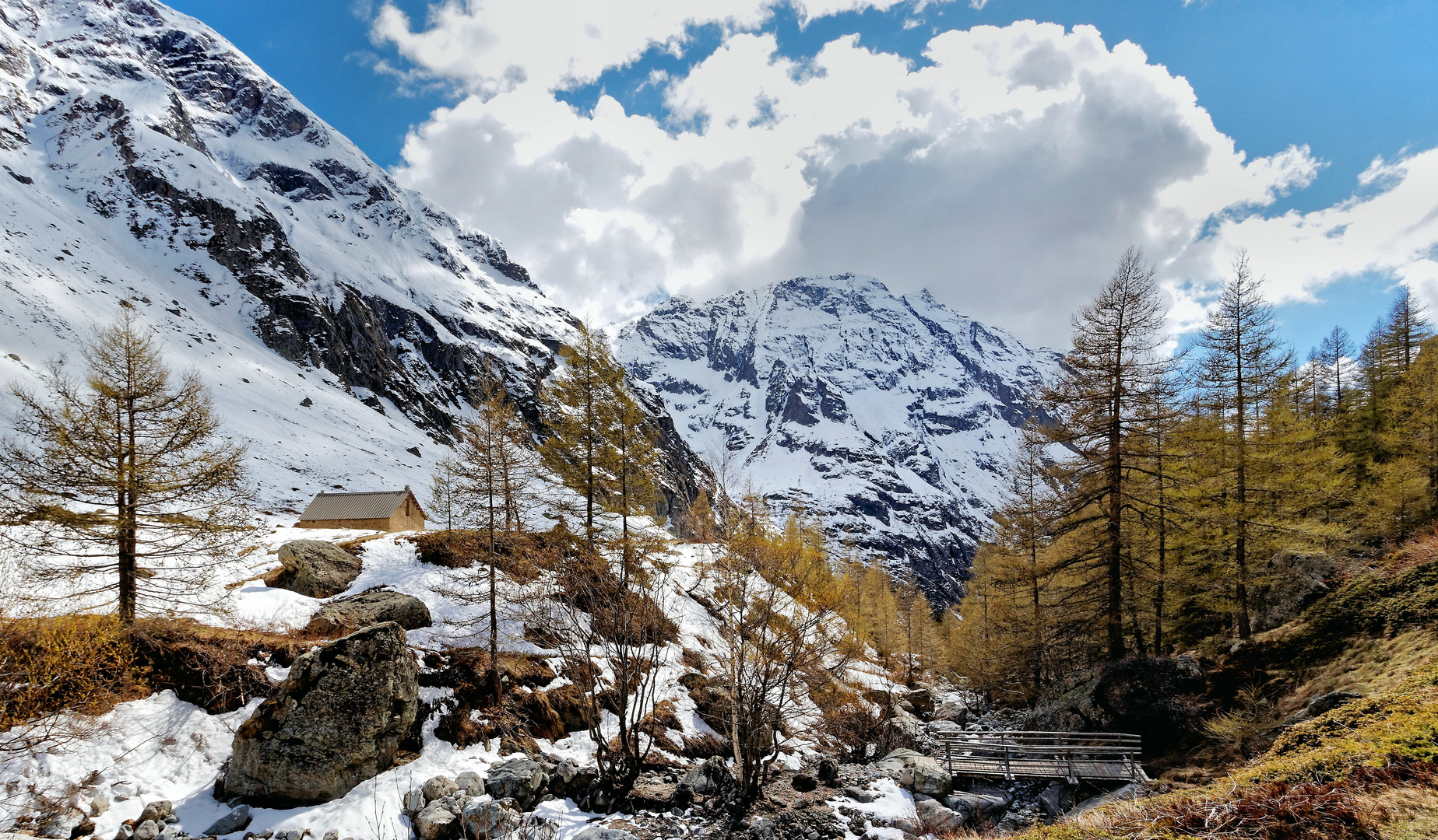 Bergerie du " Pré de la Chaumette " ( Hautes-Alpes )