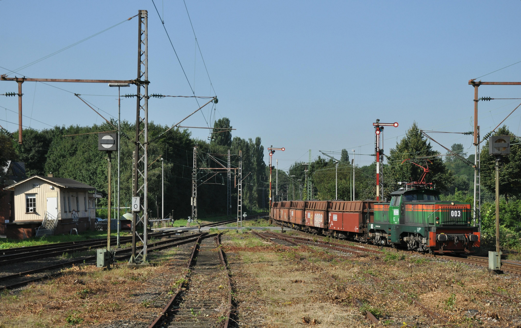 Bergeverkehr im Bahnhof Horst Nord