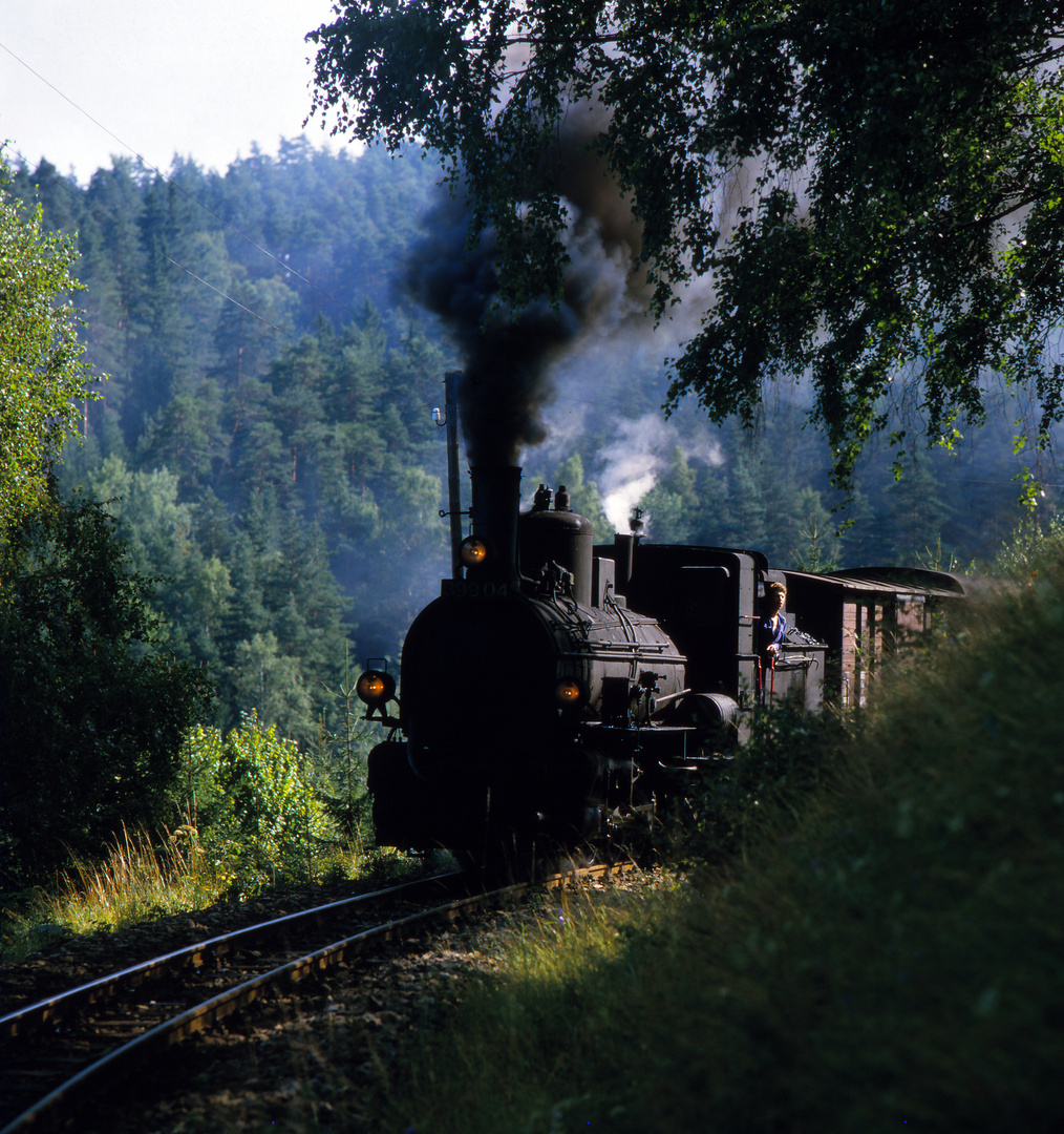 Bergfahrt im Waldviertel