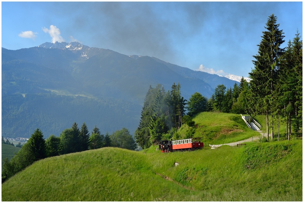 Bergfahrt im Zahnstangenabschnitt I