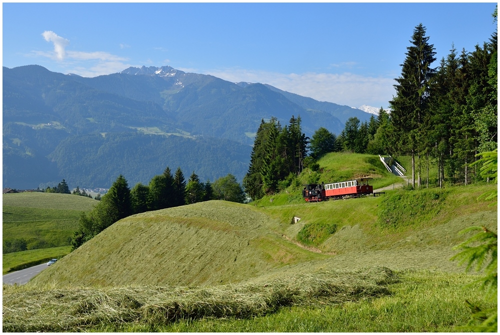 Bergfahrt im Zahnstangenabschnitt III