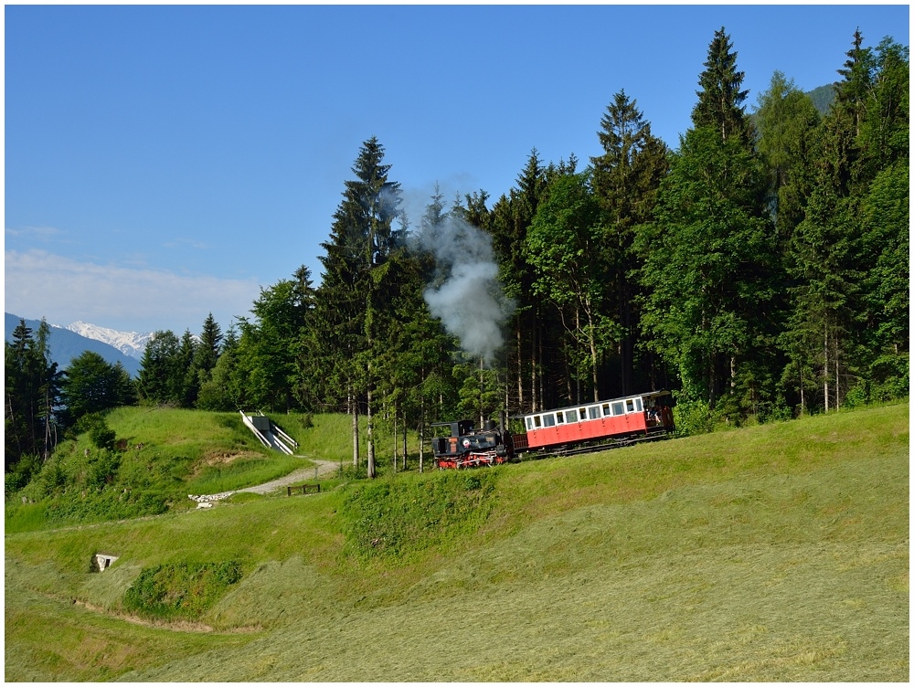 Bergfahrt im Zahnstangenabschnitt IV