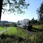 Bergfahrt von 556 036 mit dem IGE Sonderzug nach Bruntal 09/ 2014