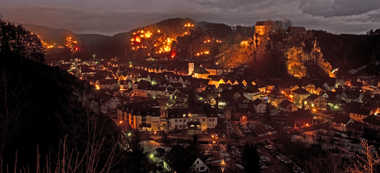 bergfeuer in pottenstein