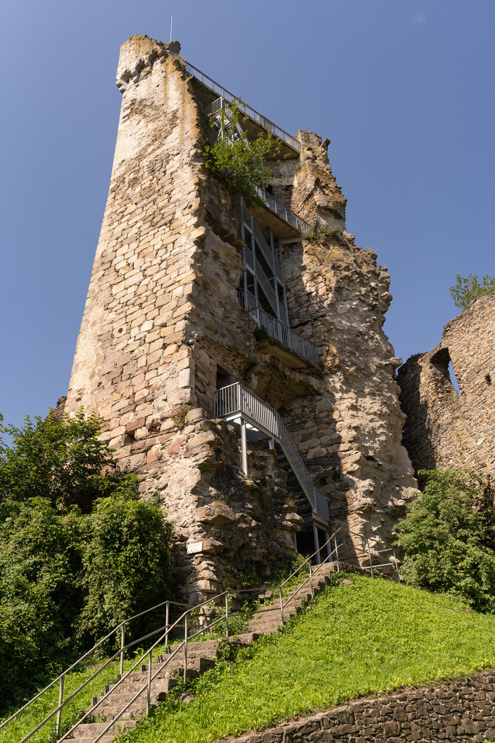 Bergfried Burgruine Schaunberg 