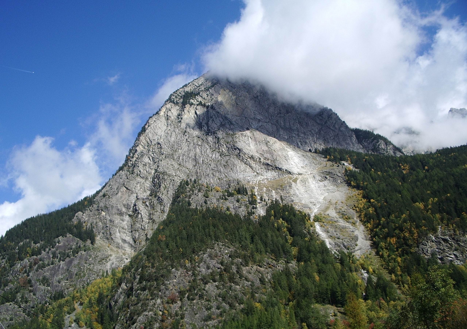 Berggipfel in den Alpen