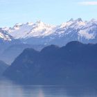 Berggipfel in der Zentralschweiz SZ/UR mit Vierwaldstättersee