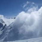 Berggipfel in Frankreich Les Trois Vallees