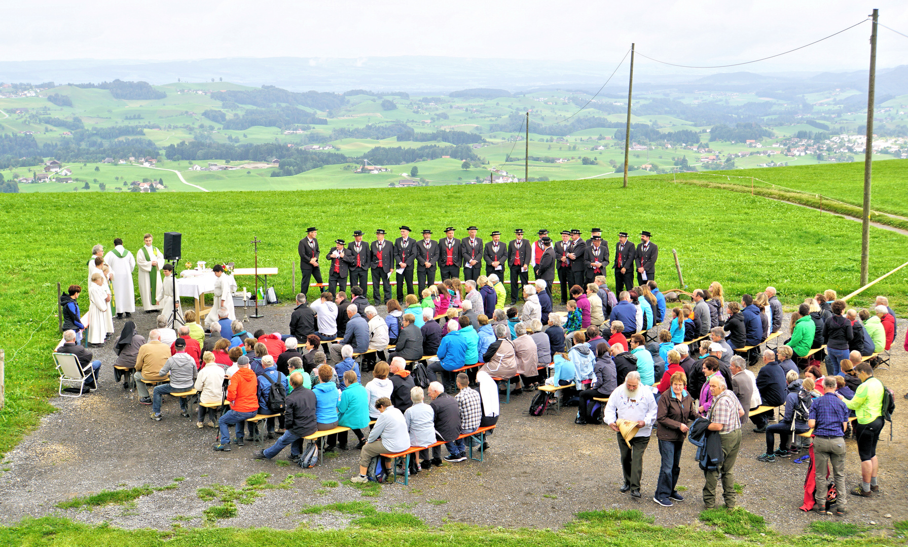 Berggottesdienst auf dem Rossberg