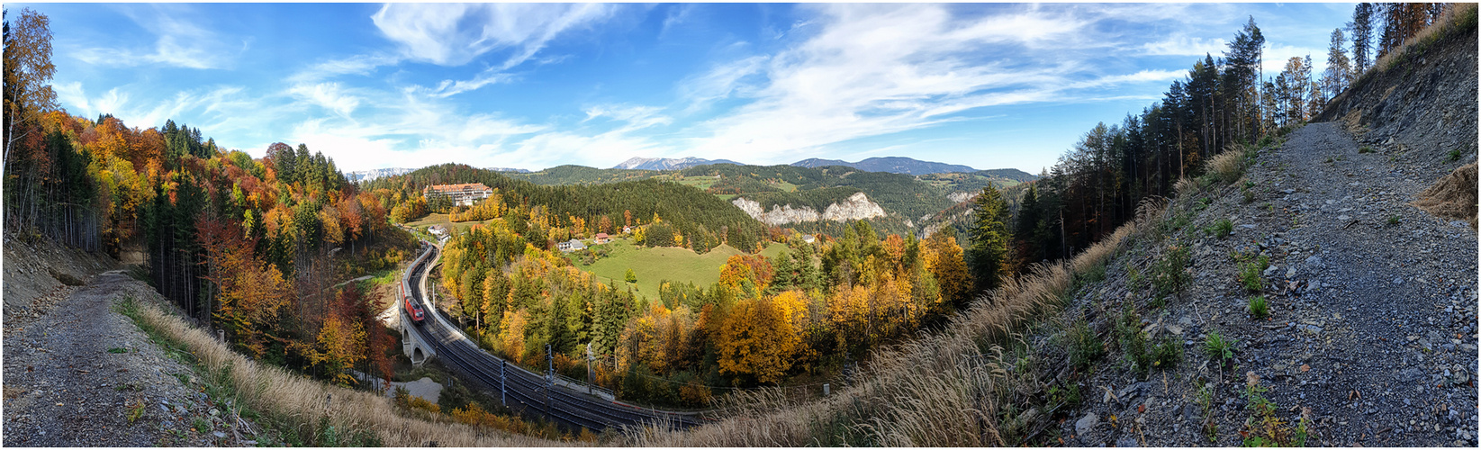 Bergherbst Bahnorama Wolfsbergkogel