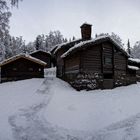 Berghof im Winter