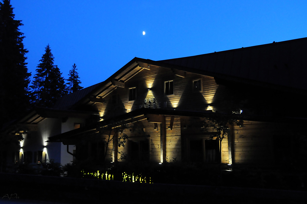 Berghotel Frieden am Abend