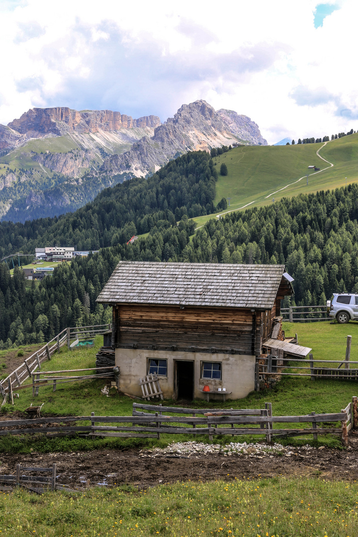 Berghütte.