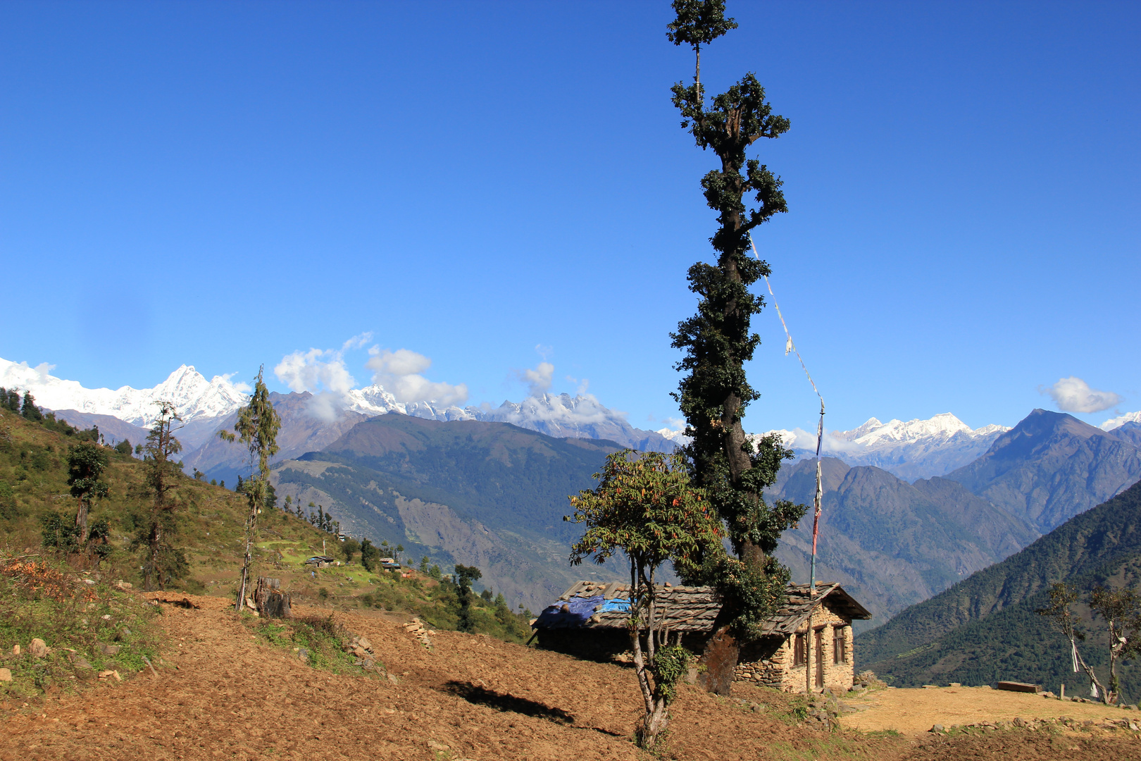 Berghütte am Langtang Trek