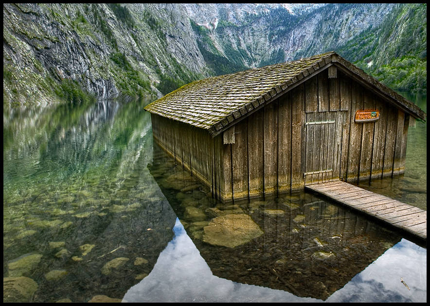 Berghütte am See