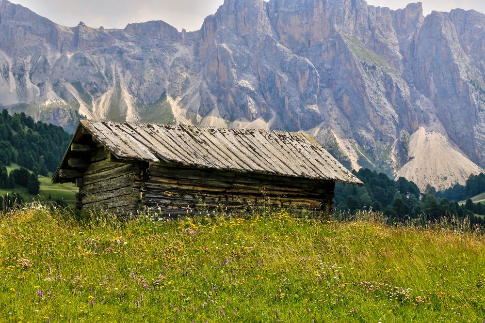 Berghütte.