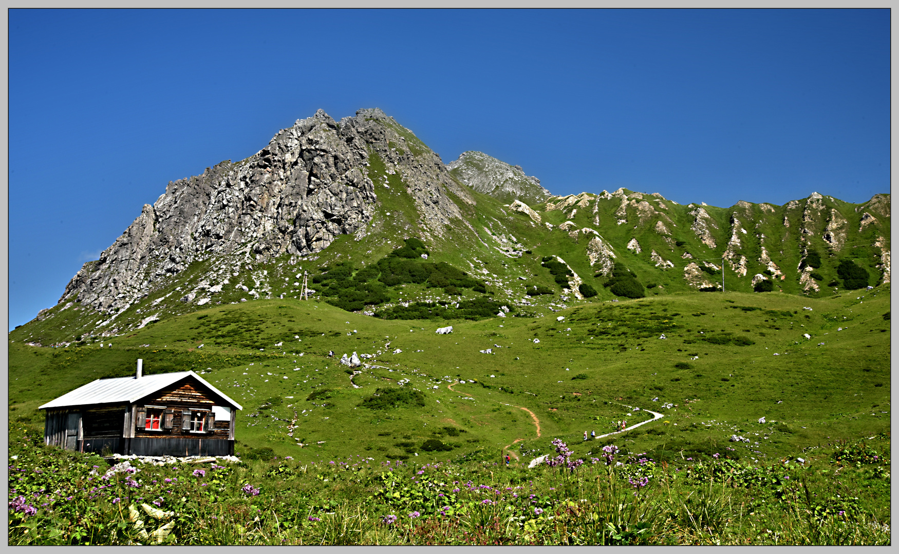 Berghütte im Rätikon