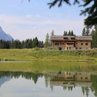 berghütte im wasser