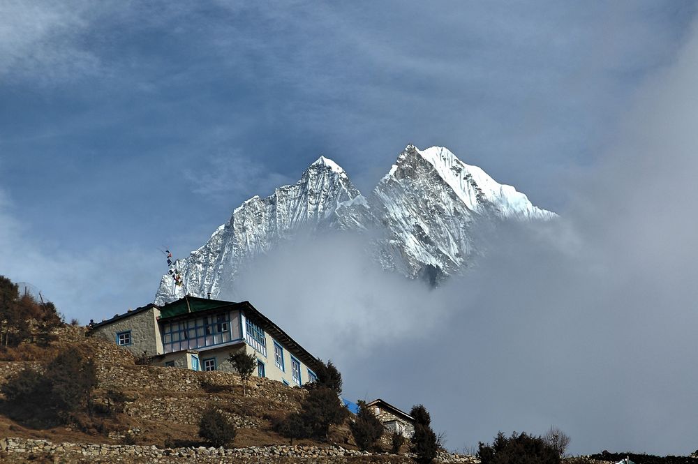 Berghütte in Tibet