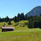 Berghütten vor Garmisch