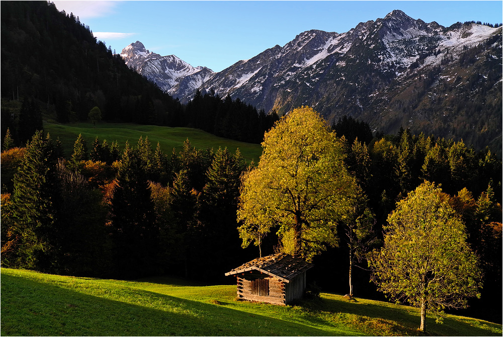 Bergidyll im Morgenlicht