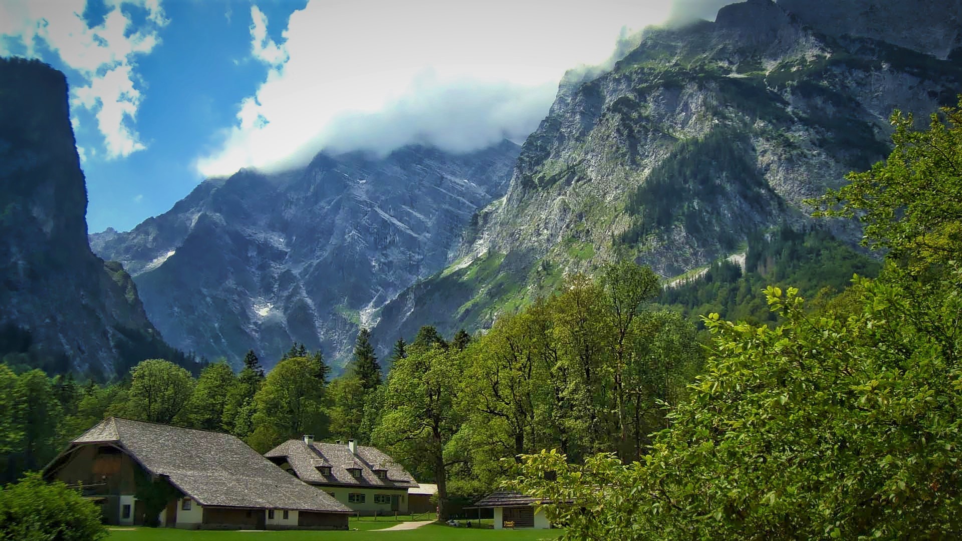 Bergidylle unter dem Watzmann