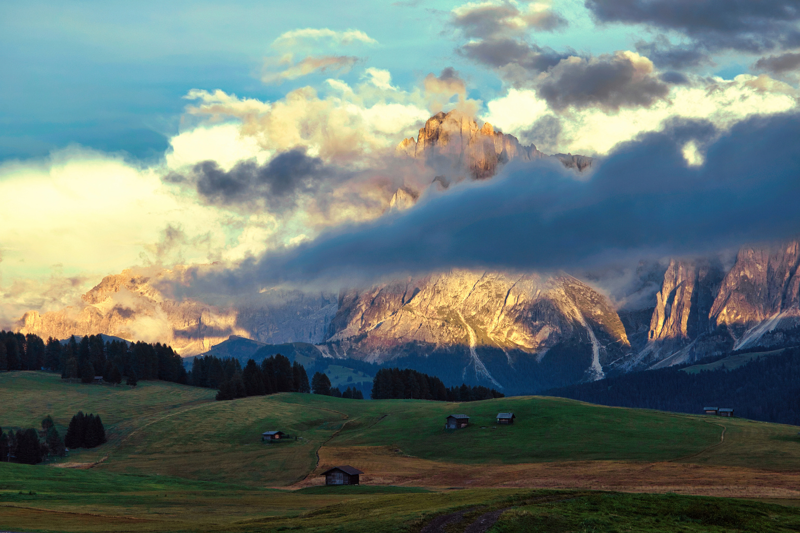 Bergimpressionen von der Seiser Alm.