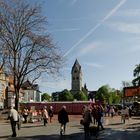 Bergisch Gladbach mit Blick auf den Markt und St. Laurentius