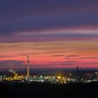 Bergisch Gladbach nach Sonnenuntergang