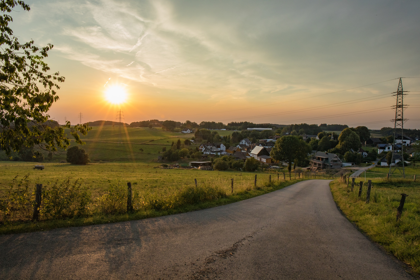 Bergische Abendsonne