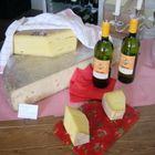 Bergkäse und Weißwein