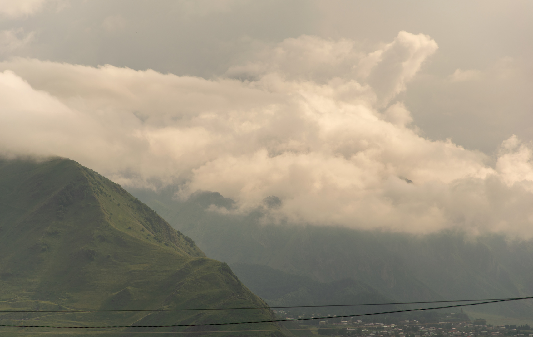 Bergkamm in Georgien