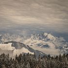 Bergkette in den Alpen