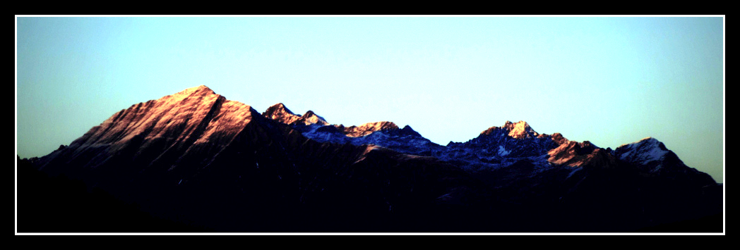 Bergkette in Südtirol