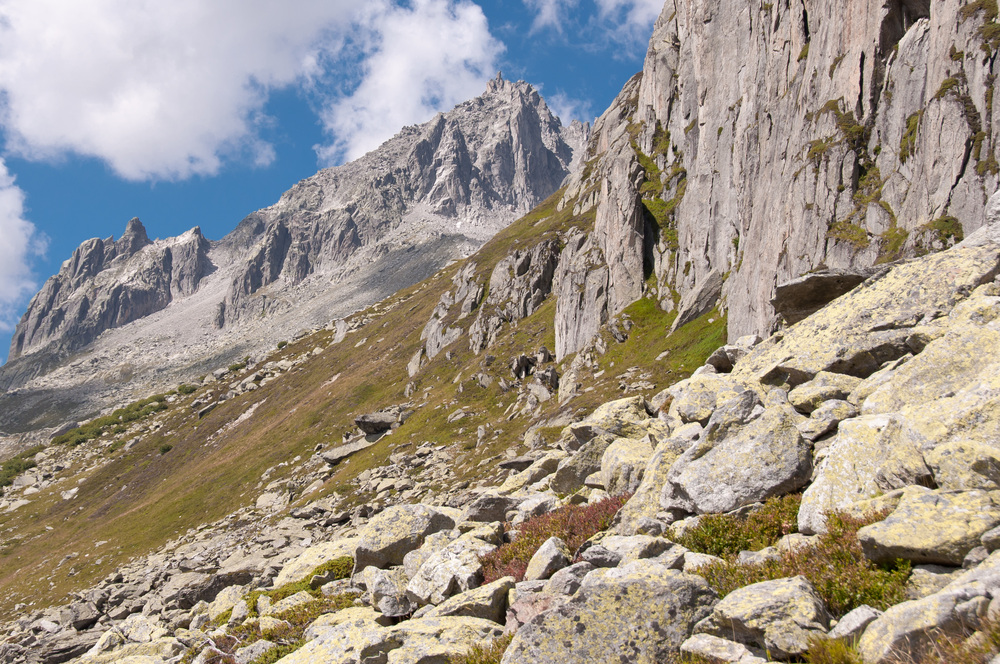 Bergkette oberhalb von Andermatt