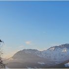 Bergkette über Berchtesgaden...