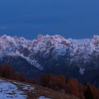 Bergkette von der Alp Sura aus