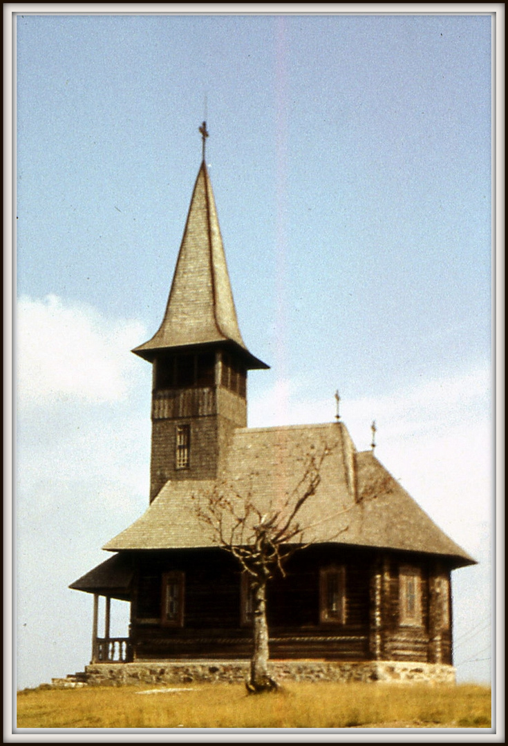 Bergkirche auf dem Semenic im rumänischen Banat 1978